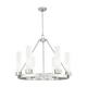 Option Striped White / Satin Nickel