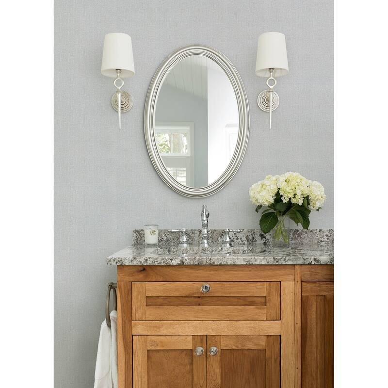 Advantage Natural Linen Dove Textured Wallpaper