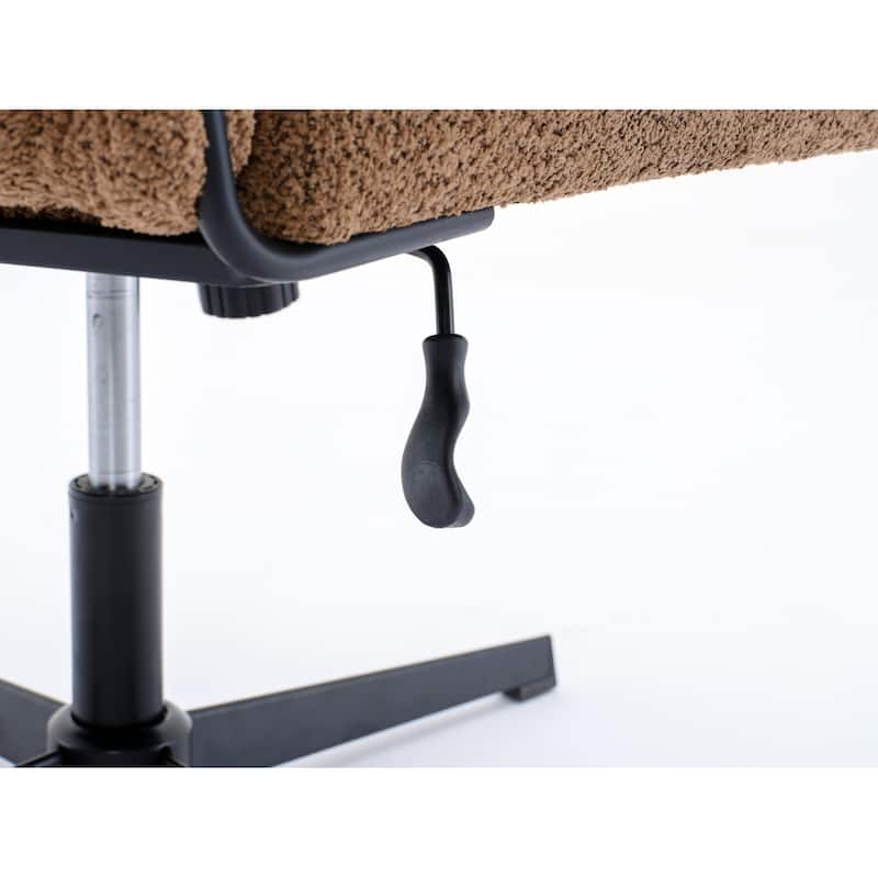 Armless Office Desk Chair No Wheels