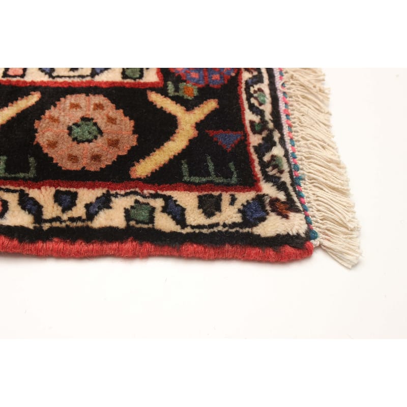 ECARPETGALLERY Hand-knotted Andelz Red Wool Rug - 2' 9" x 10' 6"