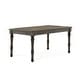 preview thumbnail 2 of 5, Lockwood 80-Inch Wooden Dining Table by Greyson Living - Grey