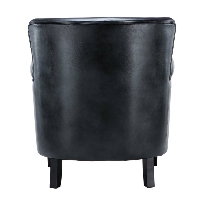 Hendrick Faux Leather Club Chair by Greyson Living