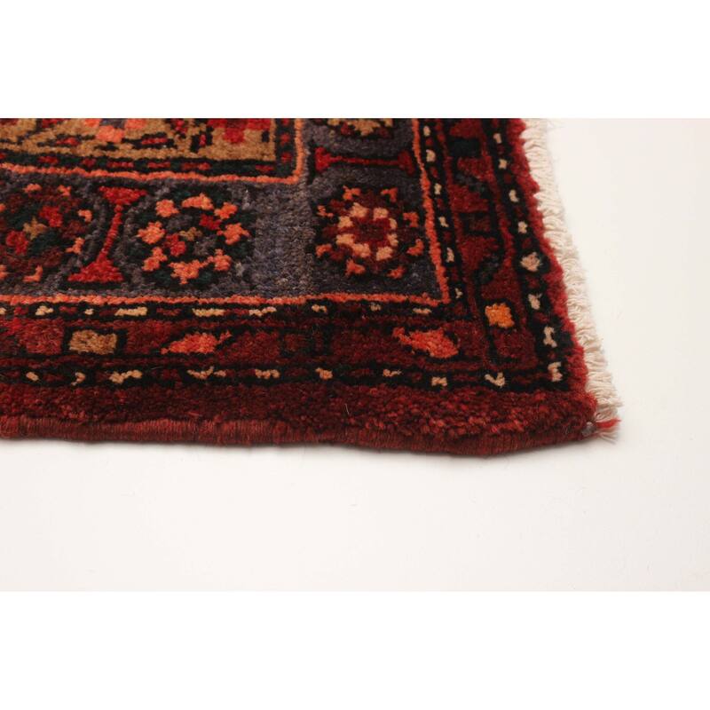 ECARPETGALLERY Hand-knotted Andelz Red Wool Rug - 3'9 x 9'10