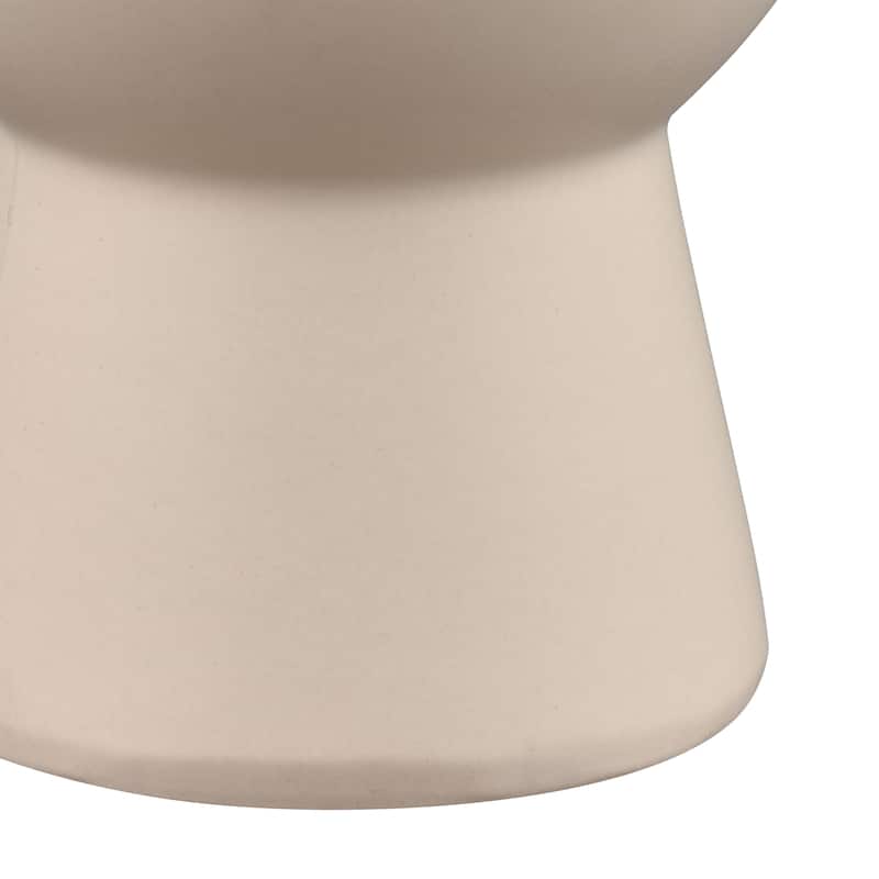 Elk Home Arcas Cream Earthenware 3.5 Inch Wide Vase