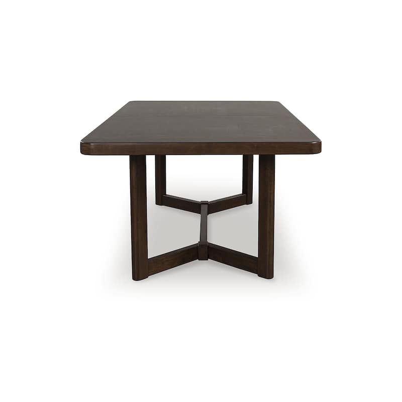 Signature Design by Ashley Kendamor Dark Brown Dining Extension Table - 46.13" W x 108" D x 29.75" H