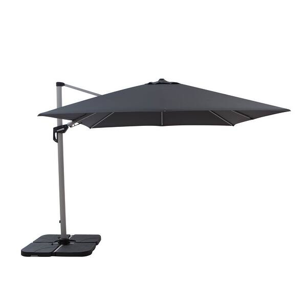 Shop Black Friday Deals On Camden 10 Square Heavy Duty Cantilever Patio Umbrella Overstock 31687402 Beige