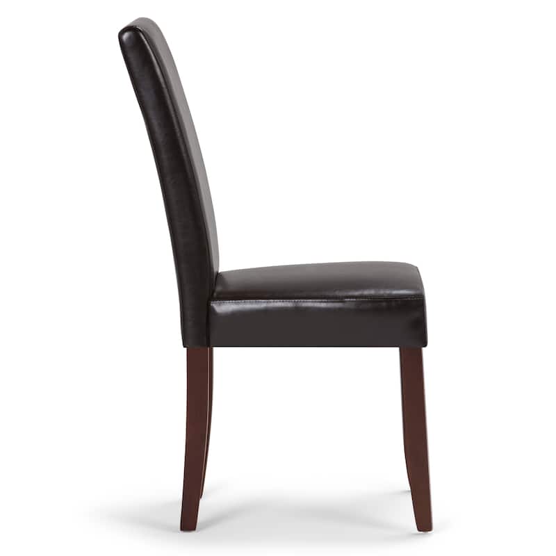 WYNDENHALL Normandy Transitional Parson Dining Chair (Set of 2) - 18.1"w x 18.5" d x 39.4" h