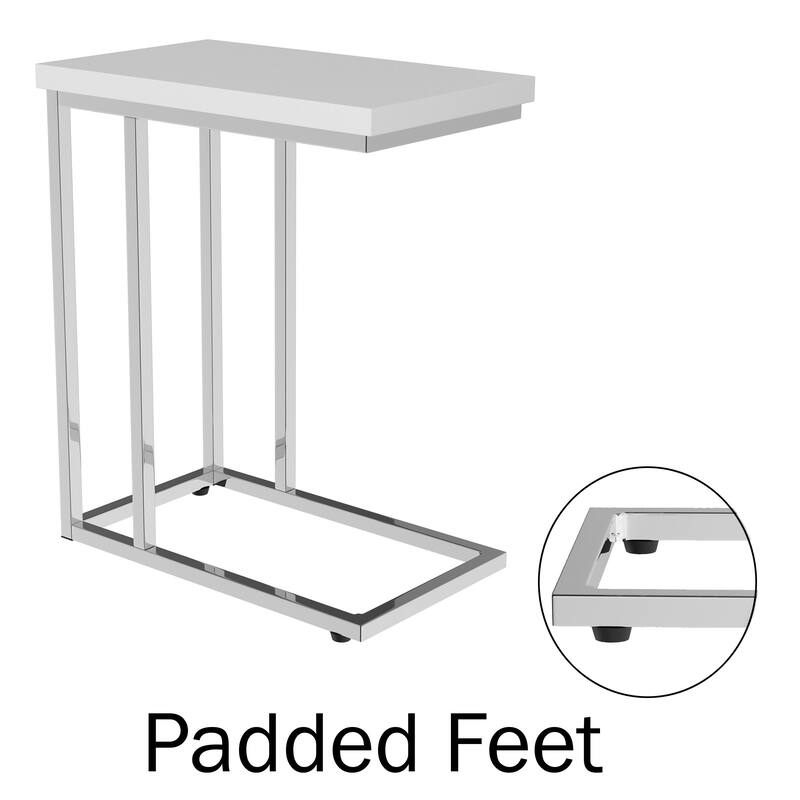 Lavish Home Laminated Board Top C Side Table