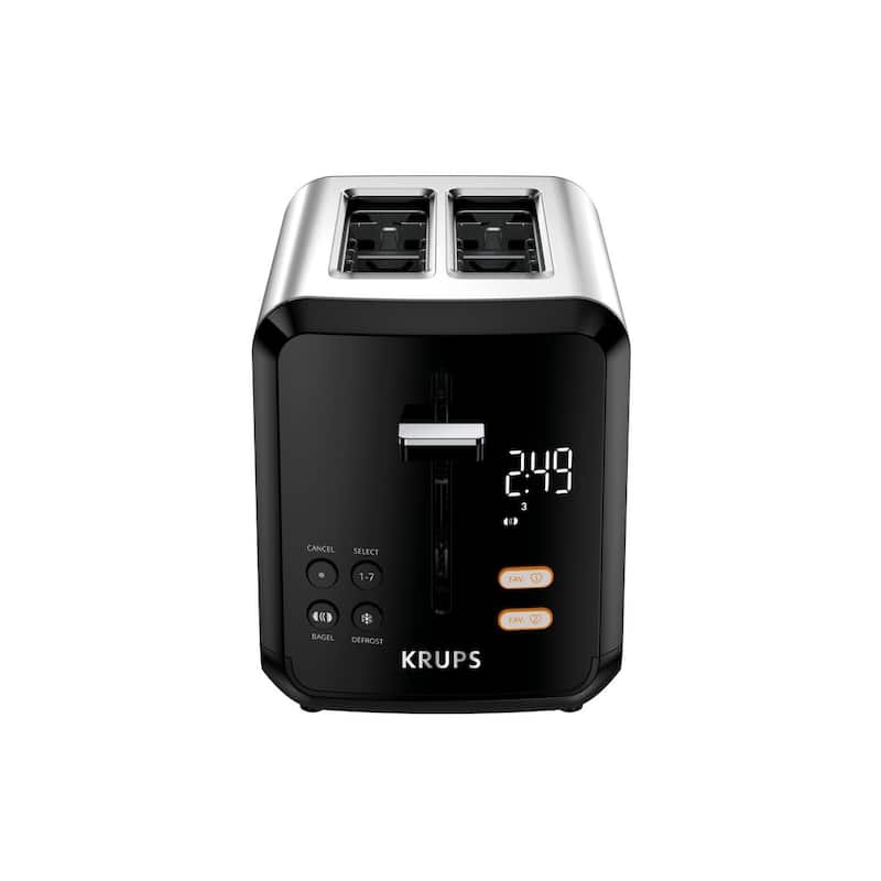 KRUPS My Memory Digital Stainless Steel 2 Slot Toaster