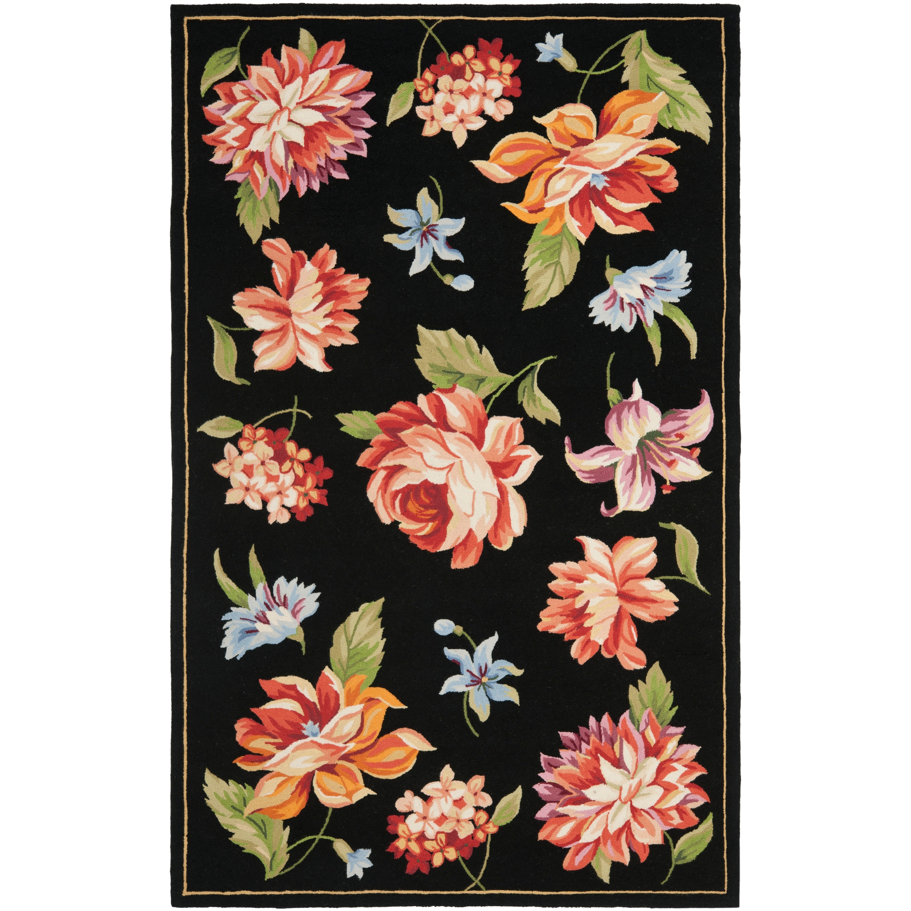 SAFAVIEH Handmade Chelsea Lizeth French Country Wool Rug