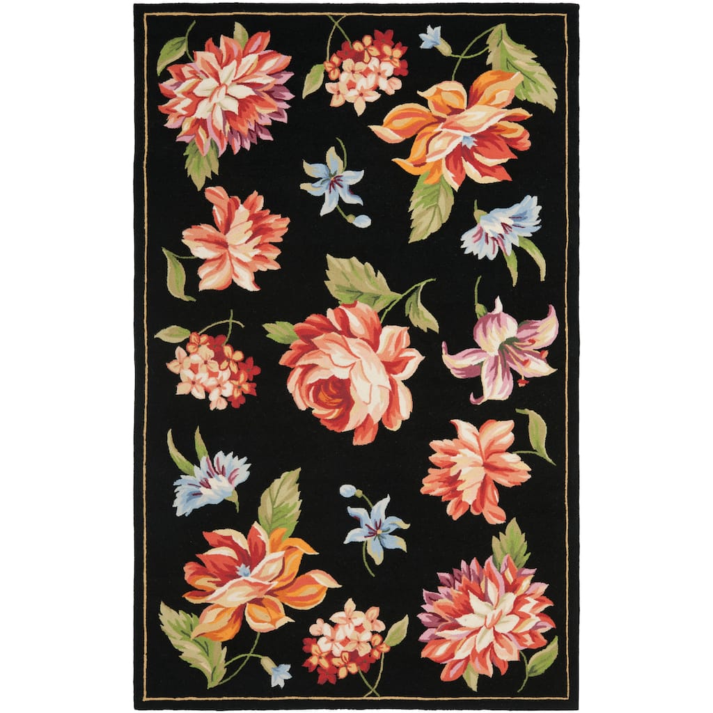 SAFAVIEH Handmade Chelsea Lizeth French Country Wool Rug
