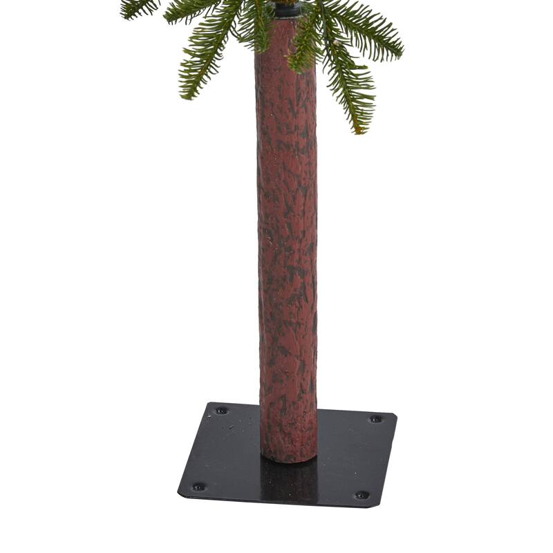 4' Alaskan Alpine Artificial Christmas Tree with 50 Clear Microdot