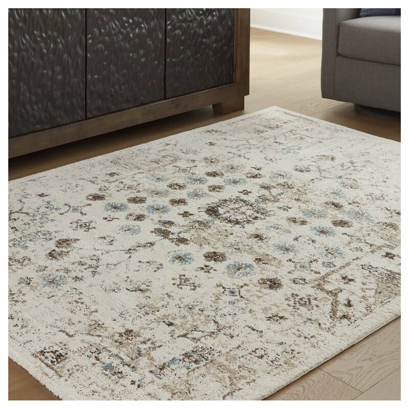 Signature Design by Ashley Jossler Beige Rug - 94.48" W x 120.1" D x 0.45" H