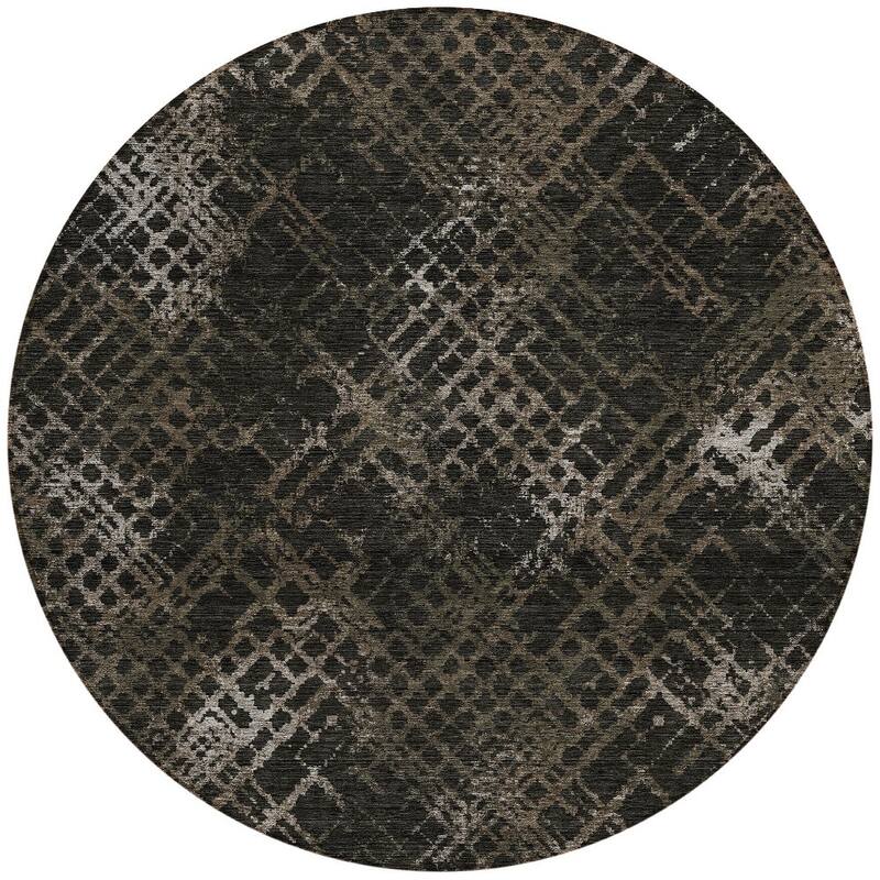 HomeRoots Geometric Transitional Rectangle Outdoor Rug
