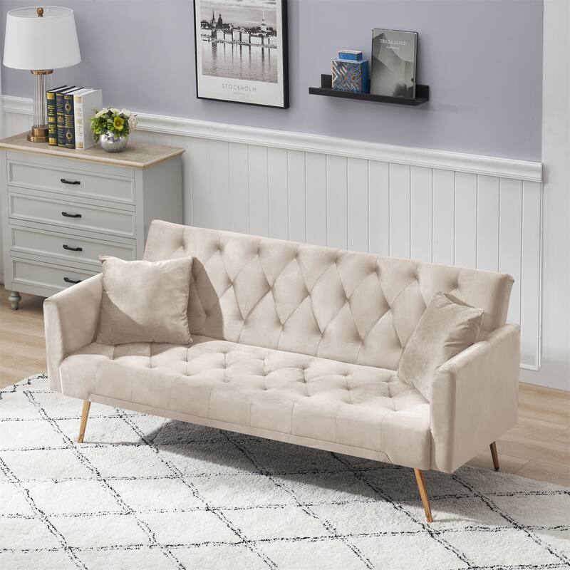 Modern Convertible Double Folding Living Room Sofa Bed