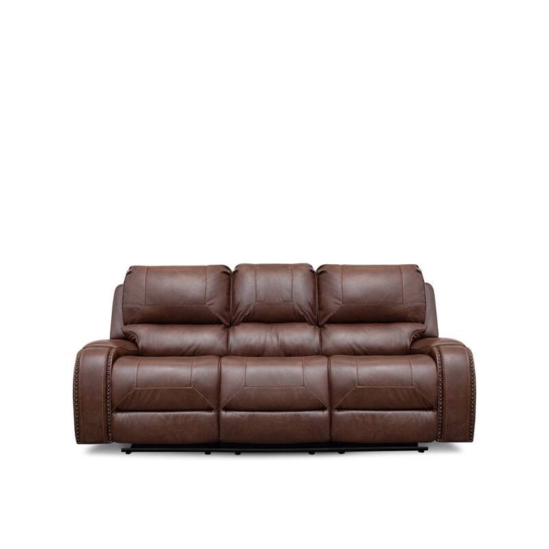 Demetra Brown Reclining Sofa