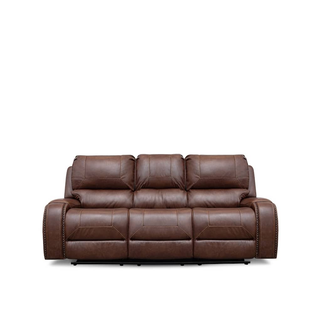 Demetra Brown Reclining Sofa