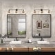 preview thumbnail 59 of 141, Apmir Metal Frame Tempered Glass Bathroom Vanity Mirror for Wall, Cloakroom, Bedroom