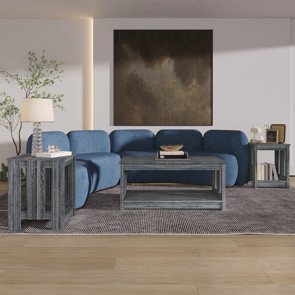 CraftPorch Minimalist Coffee Table Set