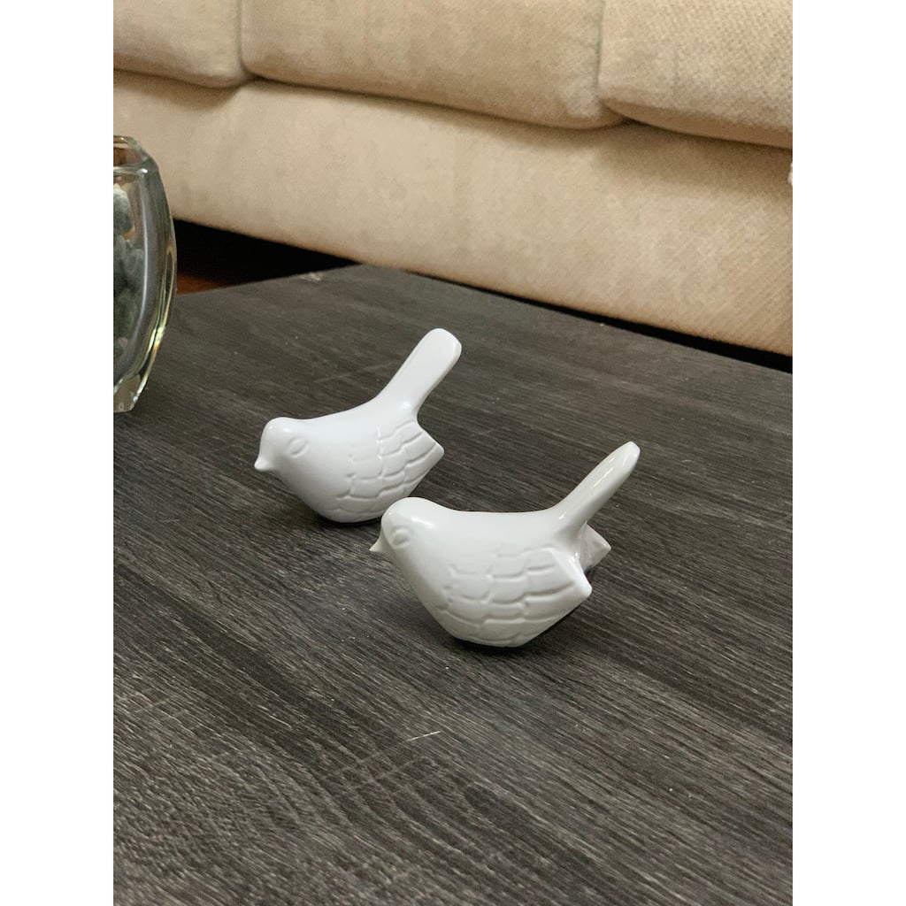 VIBHSA Bird Figurine of Health and Happiness Set of 2 3.5"