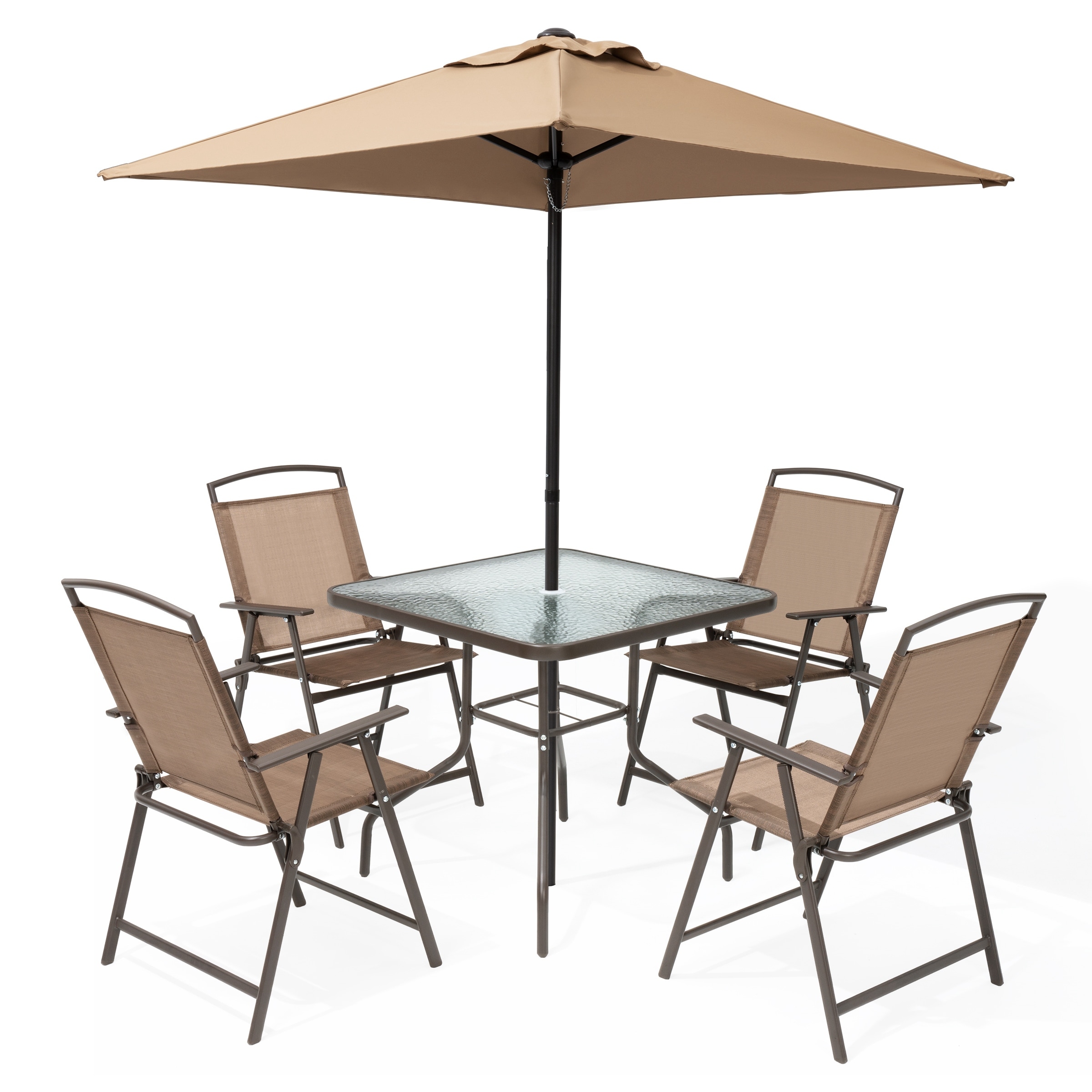 4 seat patio furniture set with umbrella MFSTUDIO Table and Chairs of 4, Swivel Mesh Chairs, Blue Lark Manor Whether enjoying an afternoon tea Flash Furniture Nantucket 5 Piece