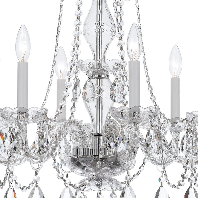 Crystorama Lighting Group 5086-CL-I Traditional Crystal 6 Light 23"