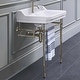 preview thumbnail 2 of 9, Whitehaus Victoriahaus 23-1/2" Rectangular Ceramic Lavatory Console