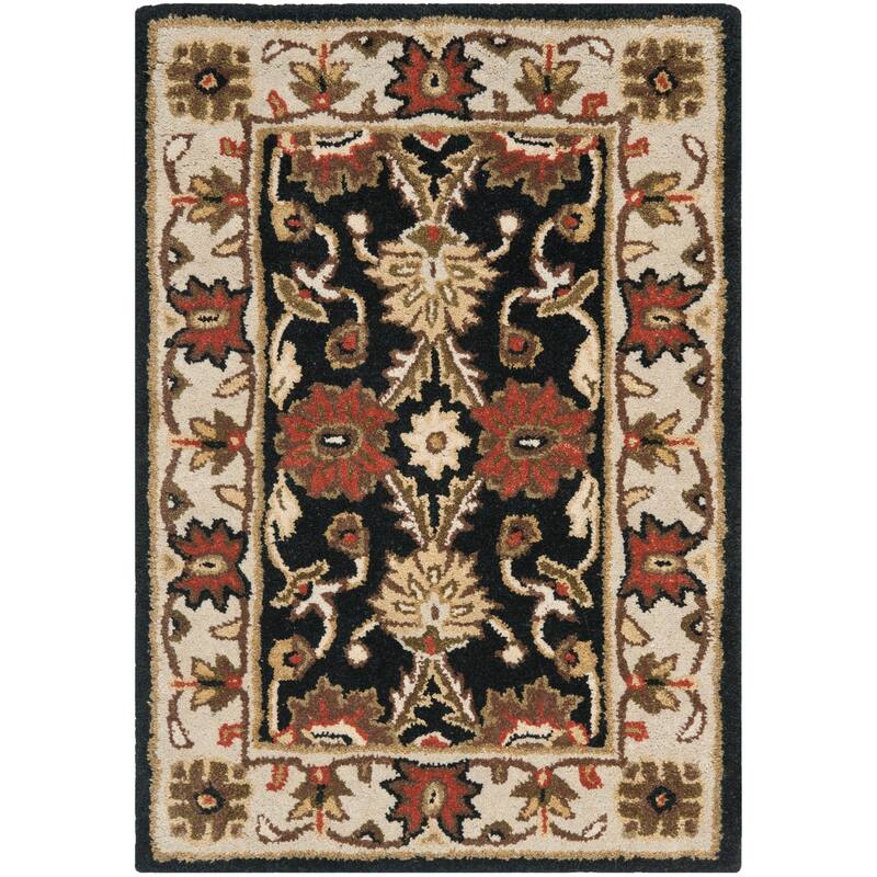SAFAVIEH Handmade Antiquity Edie Traditional Oriental Wool Rug - 2'3" x 4' - Black
