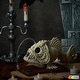 preview thumbnail 2 of 5, Halloween Fish Skeleton with LED Eye