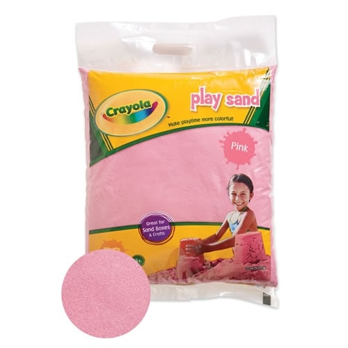 Shop Crayola Pink Play Sand 20 Pound Bag Overstock 17800513