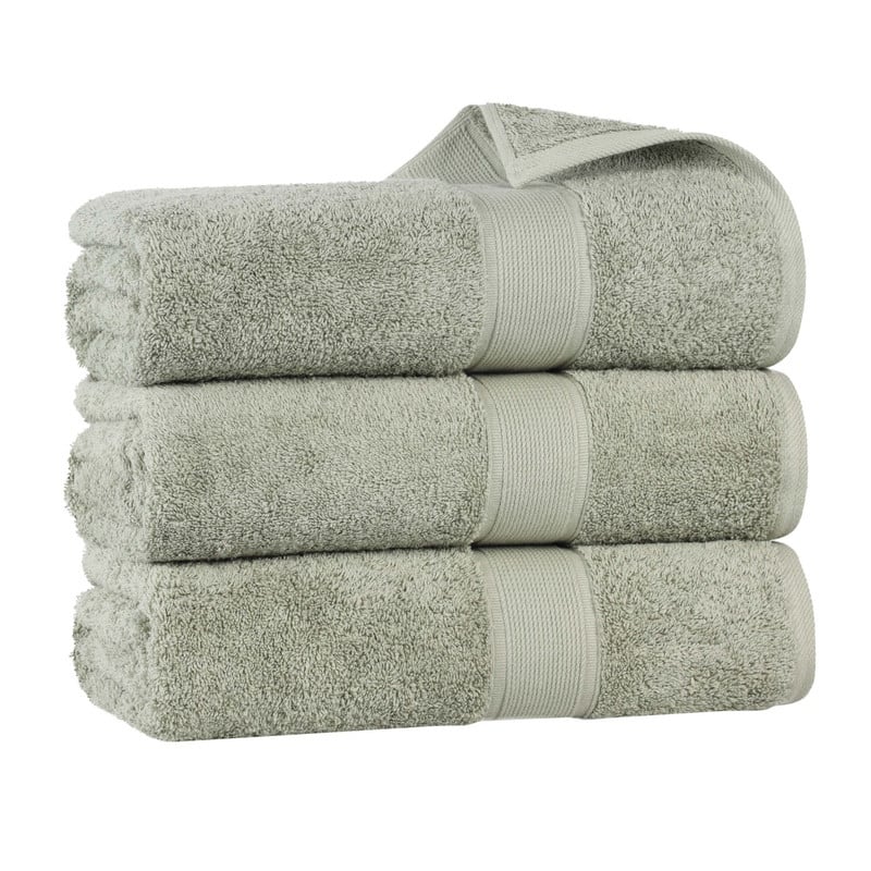 Superior Oregon Organic Cotton Solid Bath Towel, Set of 3