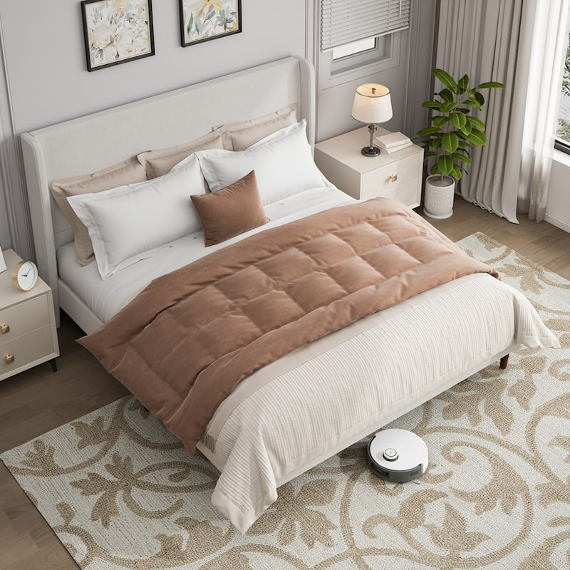 Harper Tall Headboard Upholstered Bed