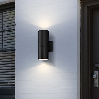 Min Cylinder Outdoor Wall Light (LED/Incandesent) - 12"