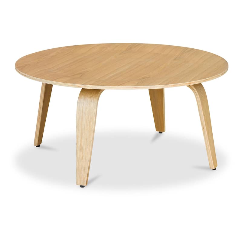 HomeRoots 34" Natural Round Coffee Table - 34