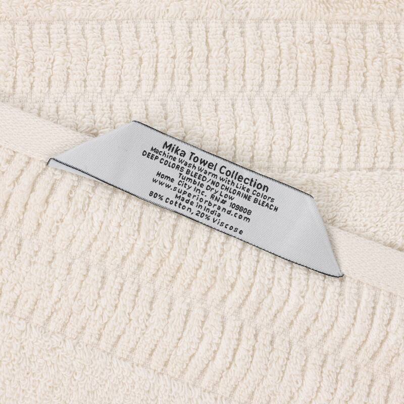 Superior Mika Smart Twist Cotton Bath Towels, Set of 2