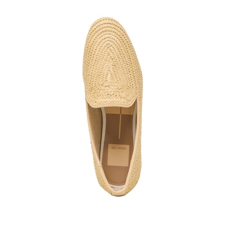 Dolce Vita Baylen Woven Raffia Flat