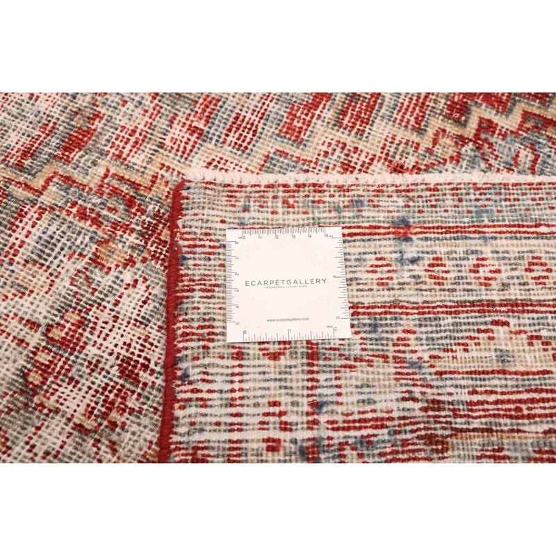 ECARPETGALLERY Hand-knotted Antalya Vintage Dark Red Wool Rug - 6'10 x 10'2