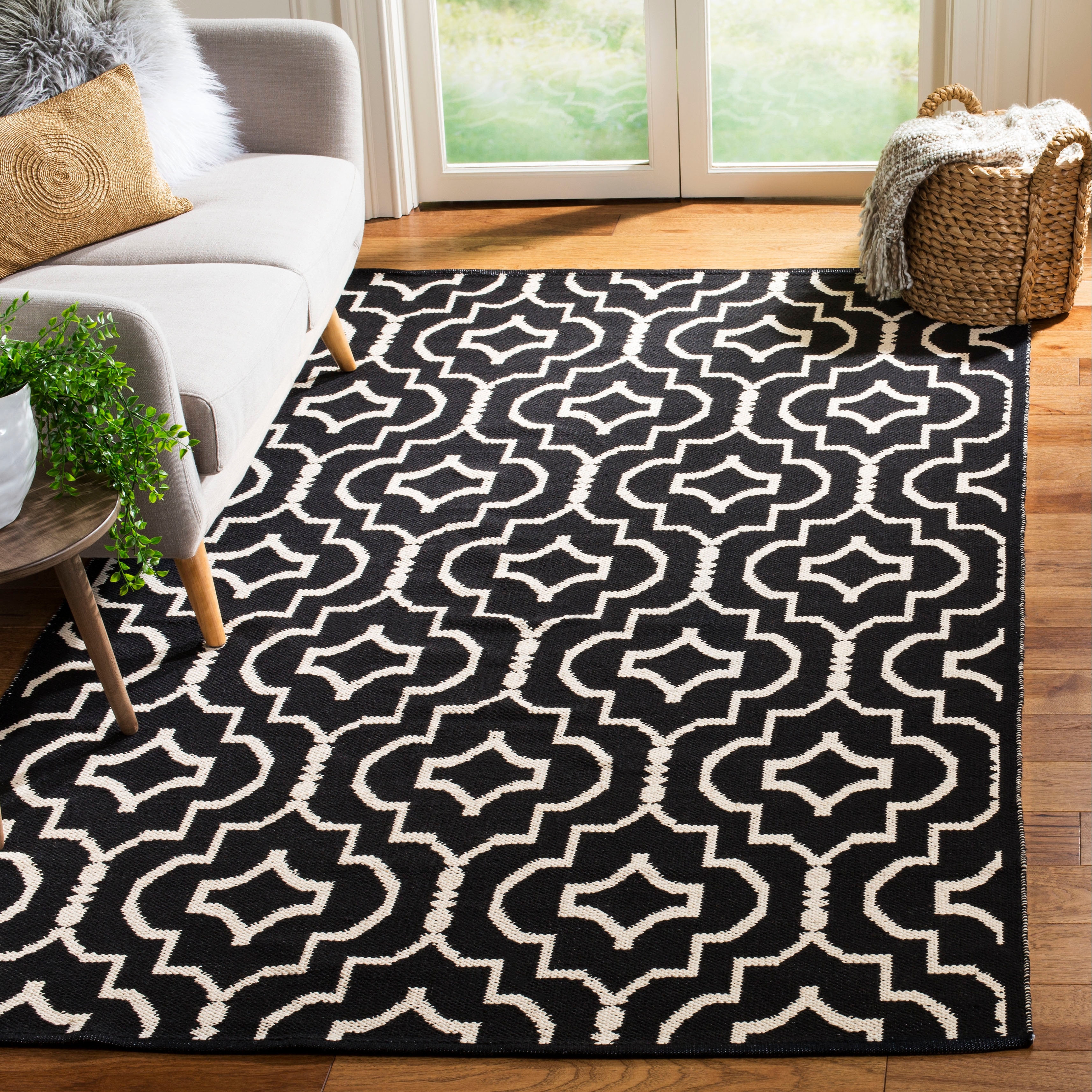 SAFAVIEH, Handmade Flatweave Montauk Belvoir Casual Cotton Rug