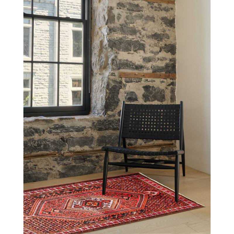 ECARPETGALLERY Hand-knotted Anadol Red Wool Rug - 5'1 x 7'4