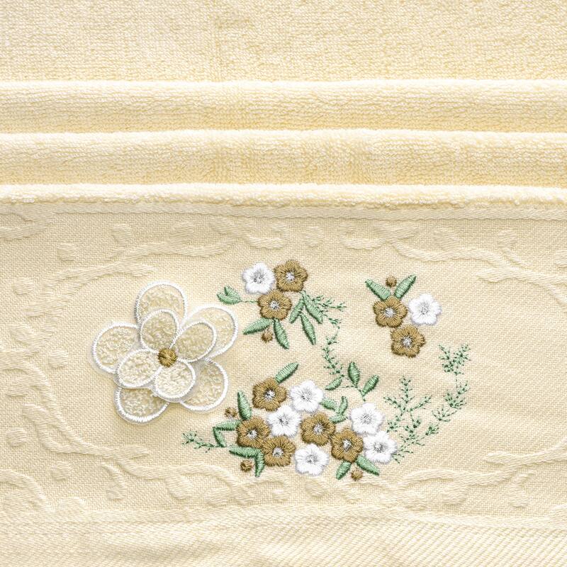 Soft and Highly Absorbent Bath Towels, 2 Pack Bath Sheet, Quicker to Dry Towels Bathroom, Gym, SPA, Yoga 28" x 56" - Light Yellow
