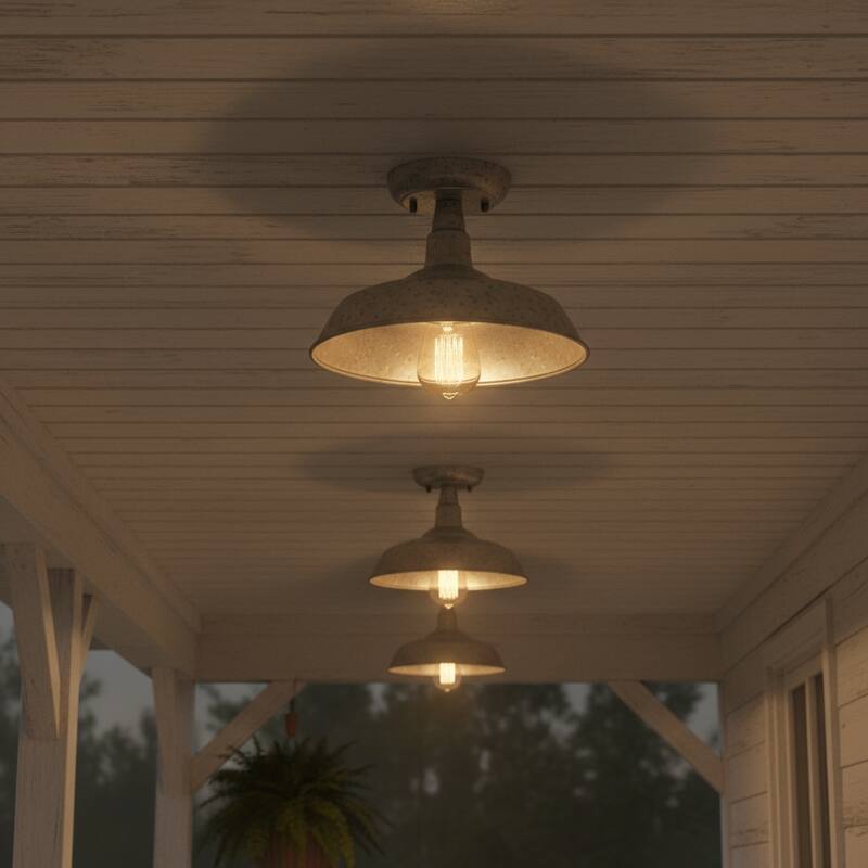 1 Light Outdoor Ceiling Mounted Lighting
