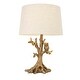 preview thumbnail 2 of 8, Textured Gold Leaf Owl Lamp