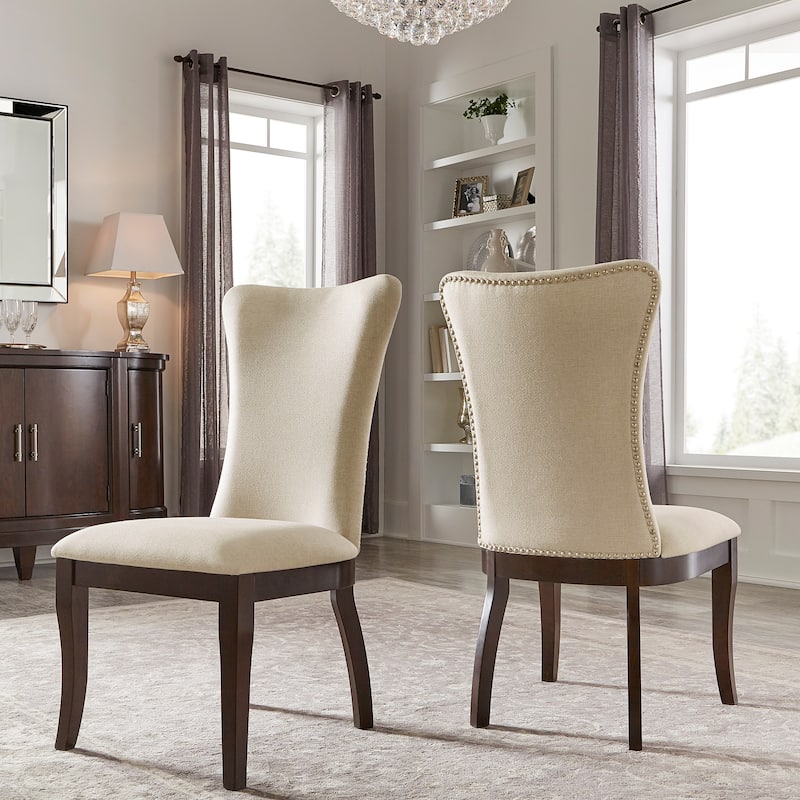 Tallinn Fabric Wingback Dining Chairs (Set of 2) - Set of 2