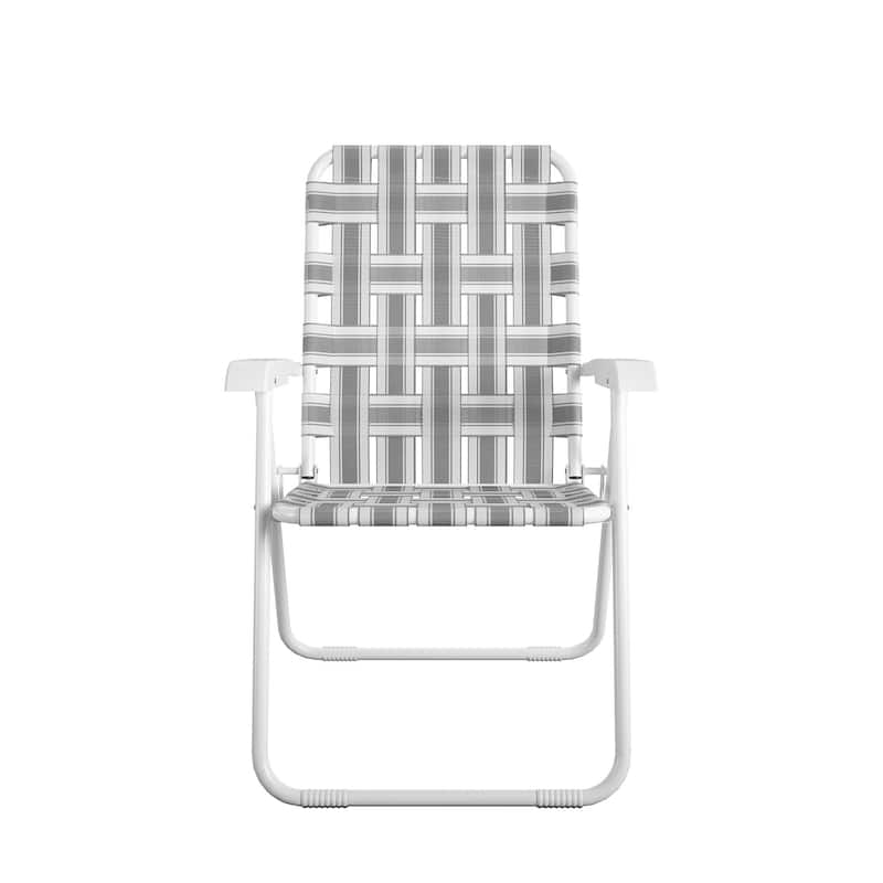 The Novogratz Poolside Gossip Collection Priscilla Folding Chair (2-Pack)