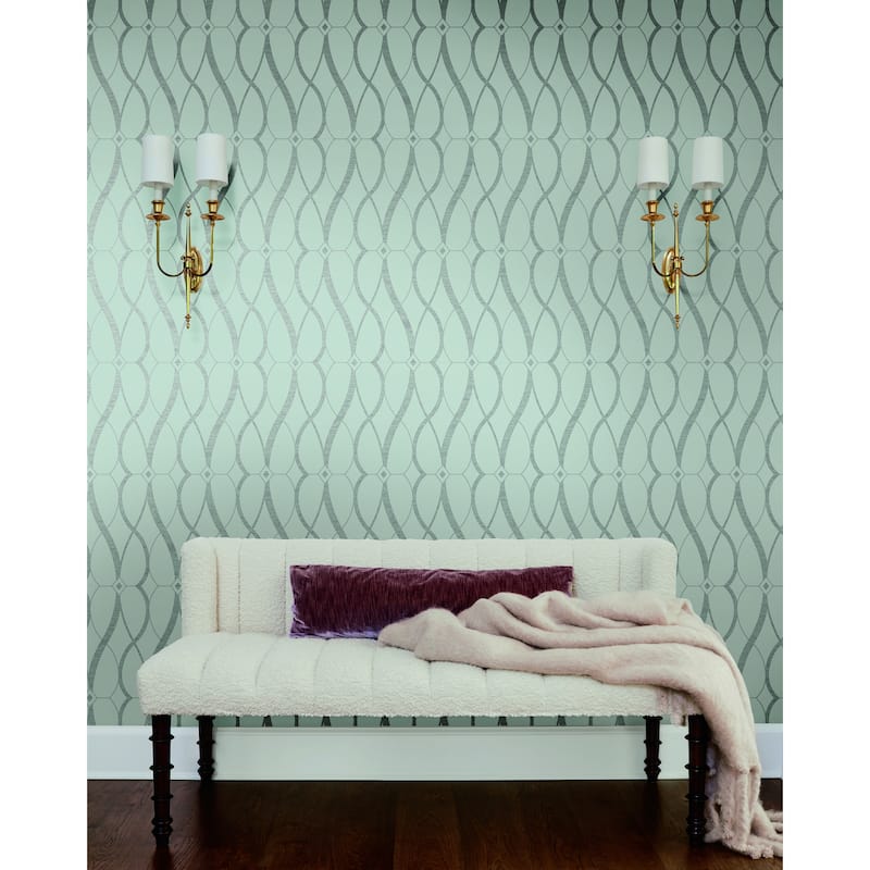 Fontaine, Graceful Geo 26.9' L X 27" W, Wallpaper Roll
