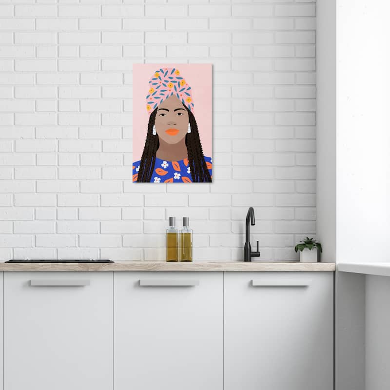 Wynwood Studio Fashion and Glam Contemporary Wrap Pink and Light Pink Modern & Contemporary Wall Art Canvas Print - 24 x 16