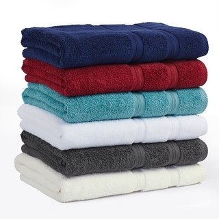 Superior Smart Dry Premium Plush Highly-Absorbent Cotton Bath Towel (Set of 4)