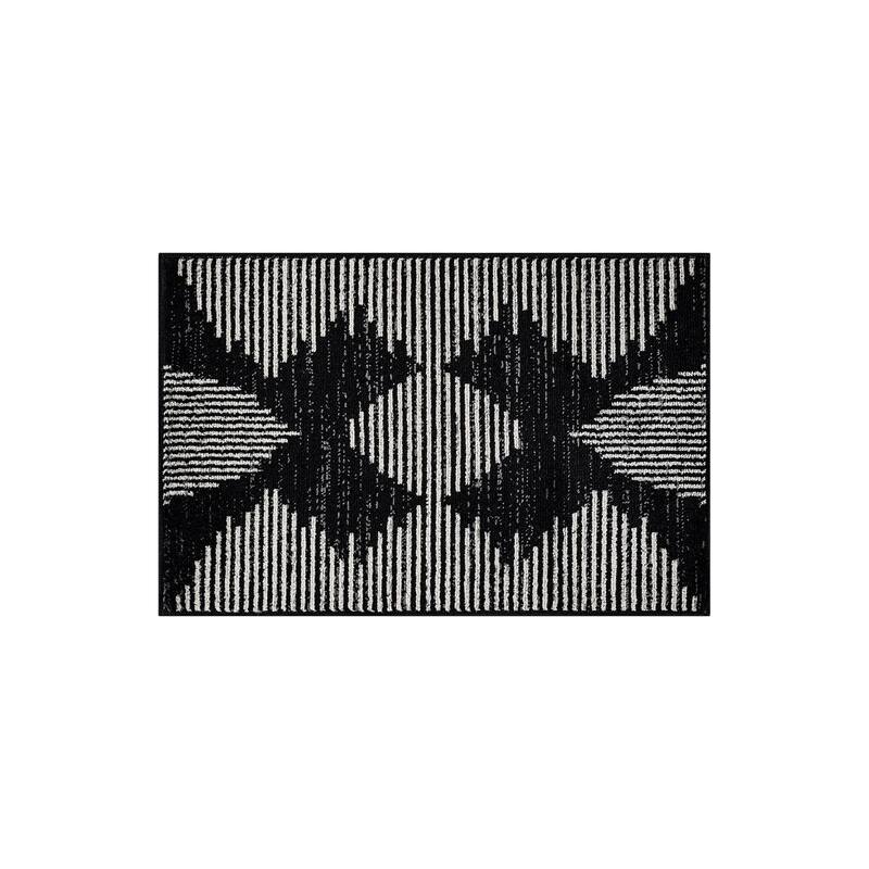 Modern Abstract Area Rug for Living Room, Bedroom, or Entryway - Low Pile Indoor Rug