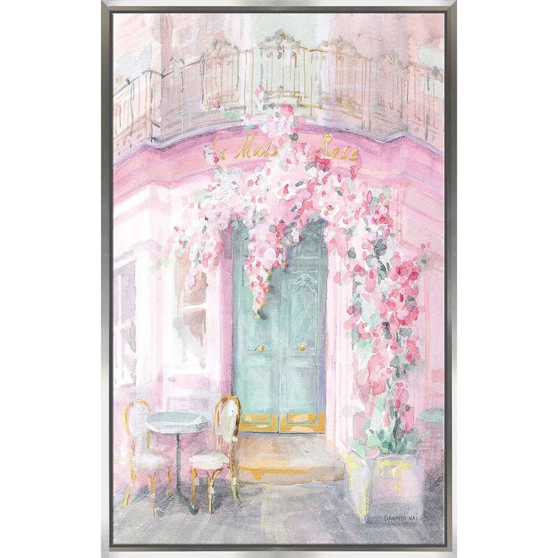 "Pastel Paris IV" Print on Floating Canvas