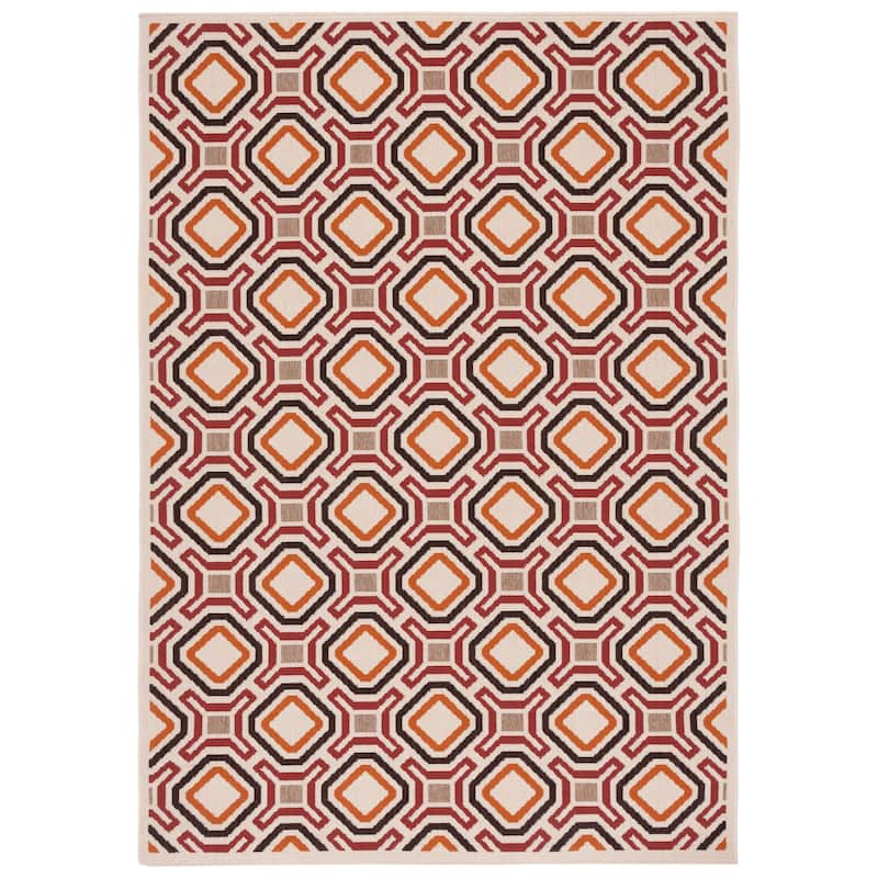 SAFAVIEH Veranda Marjetka Indoor/ Outdoor Waterproof Patio Backyard Rug